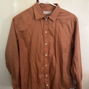 Everlane boyfriend button down shirt 100% cotton fits like M-L